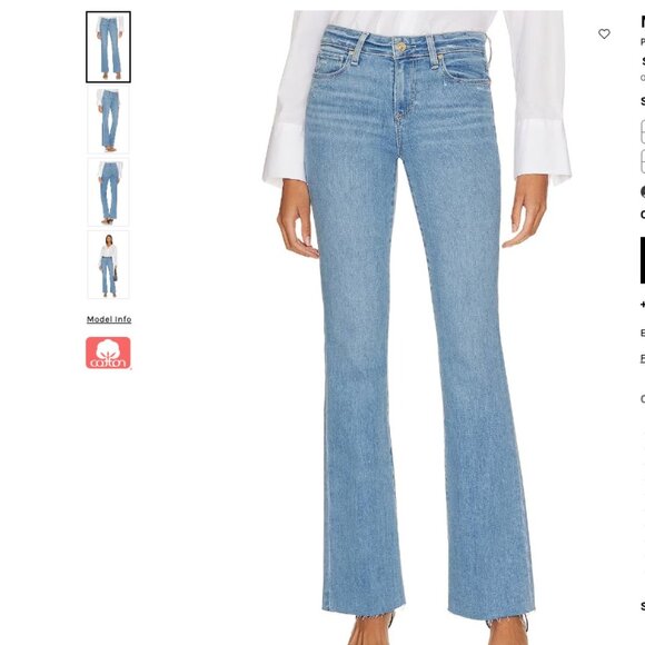 PAIGE Manhattan Boot in bistro distressed size 30 - Picture 2 of 7